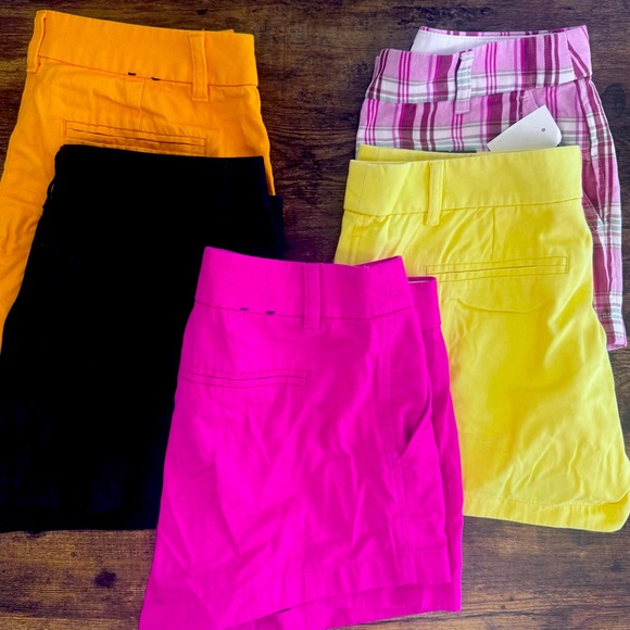 J.Crew Chino Shorts Bundle 5 Pairs Size 4 NWT/NWOT